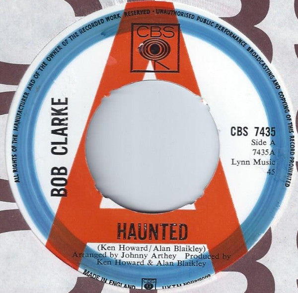 Bob Clarke (4) : Haunted / Run Colorado (7", Promo)