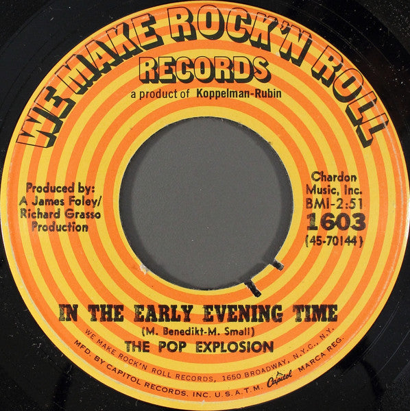 The Pop Explosion : Fill My Soul (7")