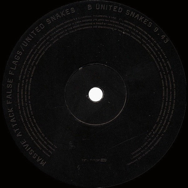 Massive Attack : False Flags / United Snakes (12", Promo)