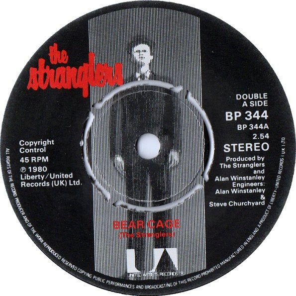 The Stranglers : Bear Cage / Shah Shah A Go Go (7", Single)