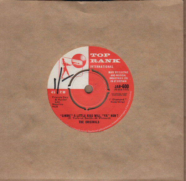 The Originals (12) : Gimme A Little Kiss Will Ya Huh  (7", Single)