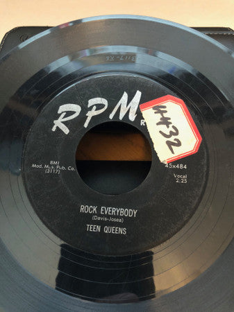 The Teen Queens : Rock Everybody / My Heart's Desire (7")