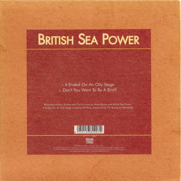 British Sea Power : It Ended On An Oily Stage (7", Single)