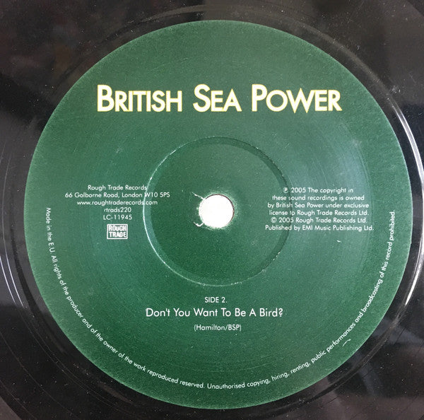 British Sea Power : It Ended On An Oily Stage (7", Single)