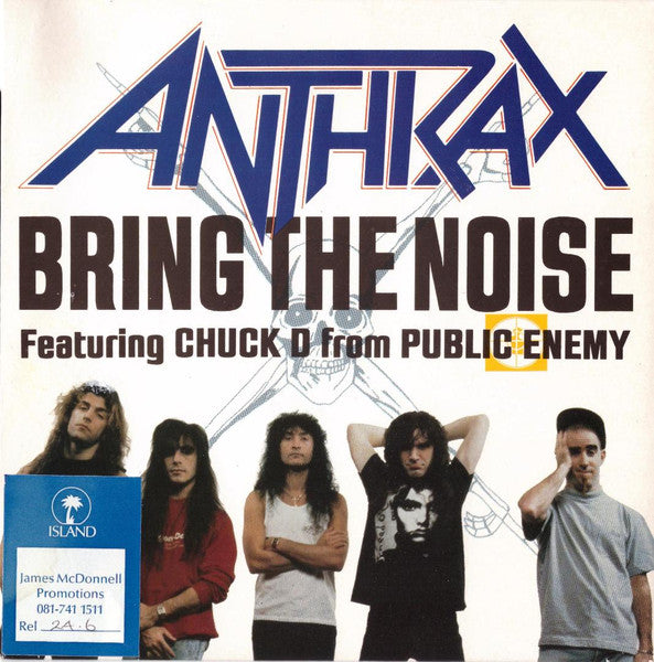 Anthrax : Bring The Noise (7", Single, Promo)