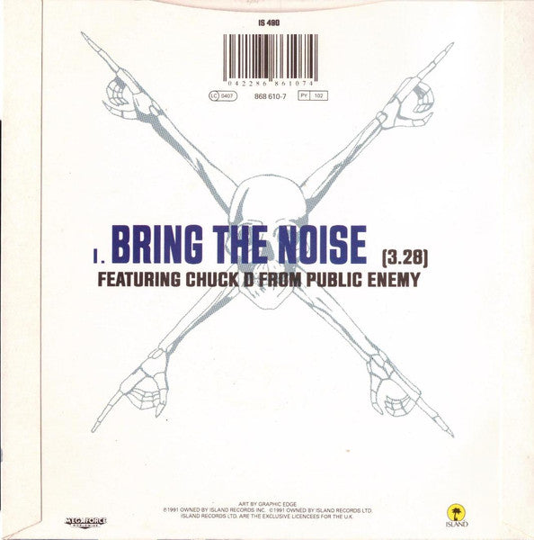 Anthrax : Bring The Noise (7", Single, Promo)