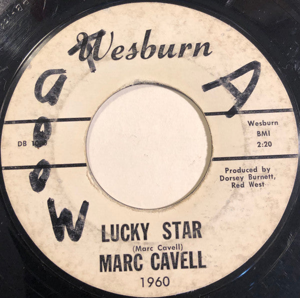 Marc Cavell : Lucky Star / School Day Romance (7")