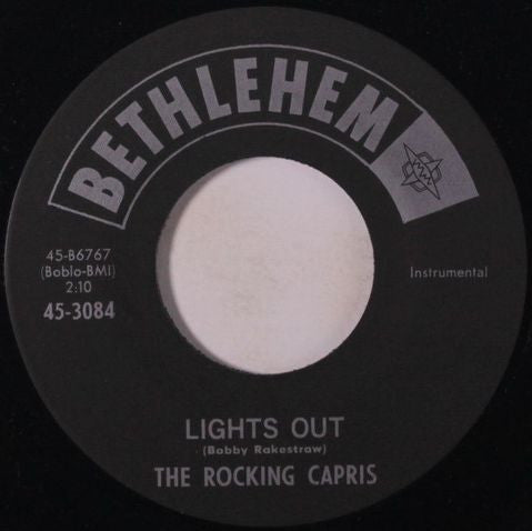 Rocking Capris : Lights Out / A-OK  (7")
