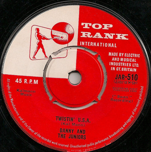 Danny & The Juniors : Twistin' U.S.A. (7", Single)
