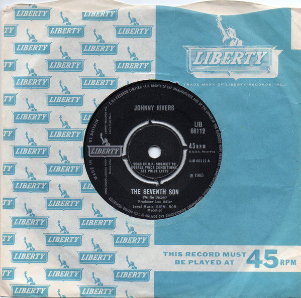 Johnny Rivers : Seventh Son / Un-Square Dance (7", Single)