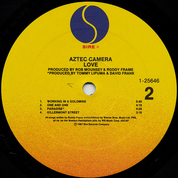 Aztec Camera : Love (LP, Album, All)