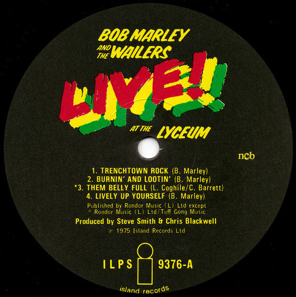 Bob Marley And The Wailers* : Live! (LP, Album)