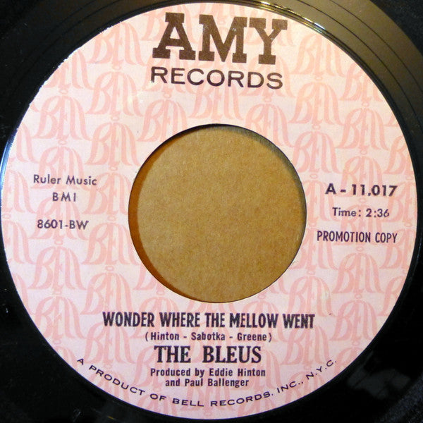 The Bleus : I Just Don't Know What To Do With Myself (7", Promo)