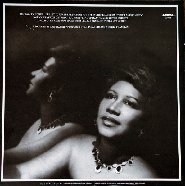 Aretha Franklin : Love All The Hurt Away (LP, Album)