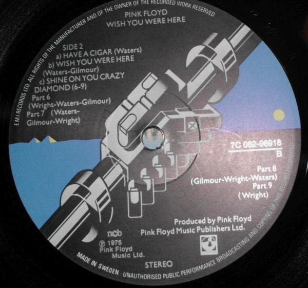 Pink Floyd : Wish You Were Here (LP, Album)