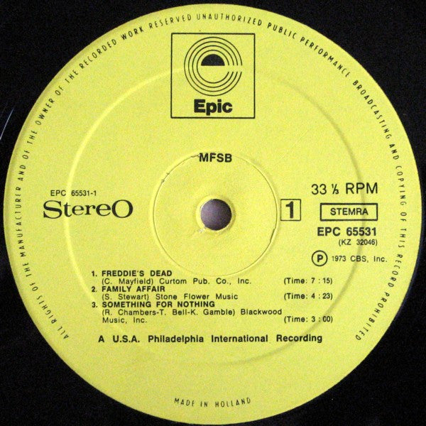 MFSB : MFSB (LP, Album)