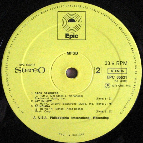 MFSB : MFSB (LP, Album)
