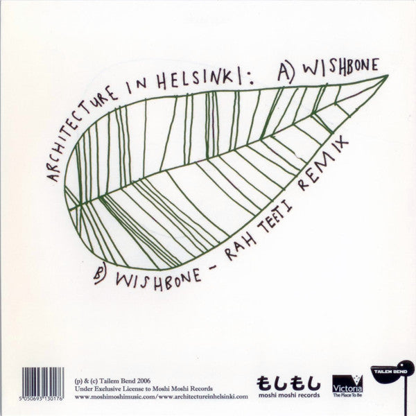 Architecture In Helsinki : Wishbone (7", Single, Ltd)
