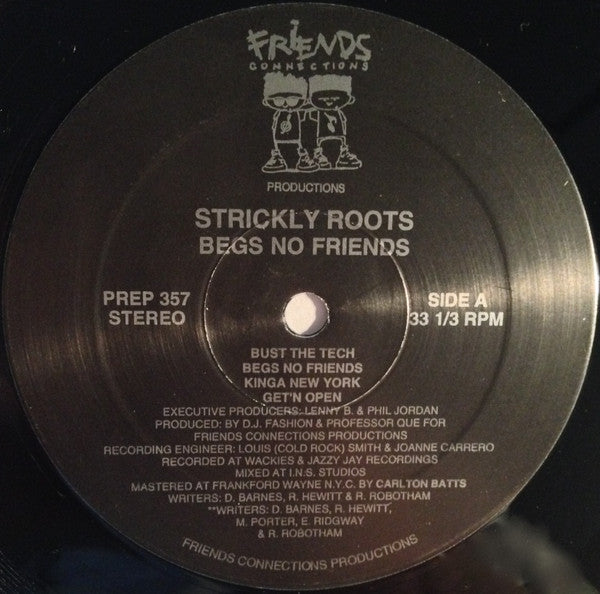 Strickly Roots : Strickly Friends (Begs No Friends) (LP, Album)
