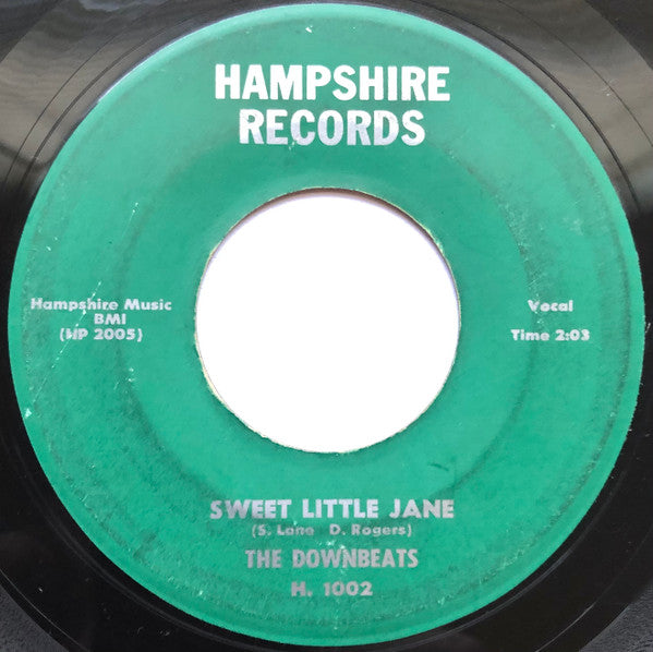 The Downbeats (18) : Growing Love / Sweet Little Jane (7", Single)