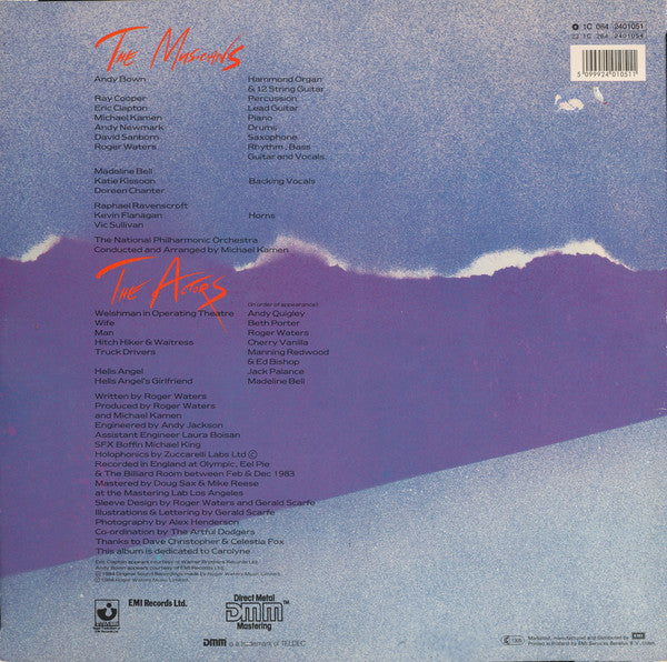 Roger Waters : The Pros And Cons Of Hitch Hiking (LP, Album, Gat)