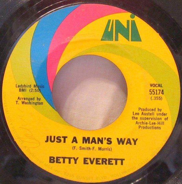 Betty Everett : Been A Long Time / Just A Man's Way (7", Single, Styrene)