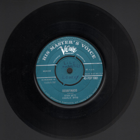 Stan Getz : Jazz Theme From Dr. Kildare (7", Single)