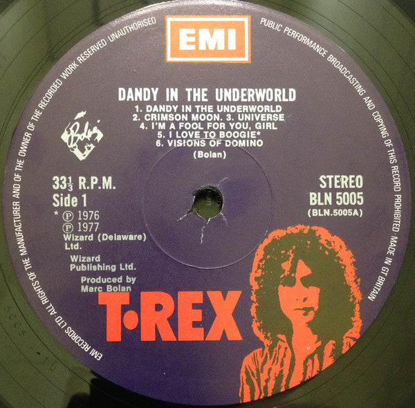 T. Rex : Dandy In The Underworld (LP, Album)