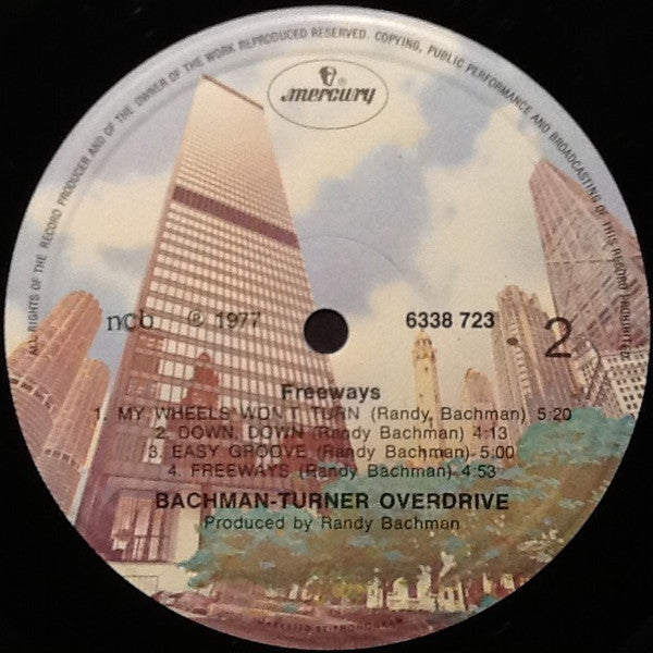 Bachman-Turner Overdrive : Freeways (LP, Album)