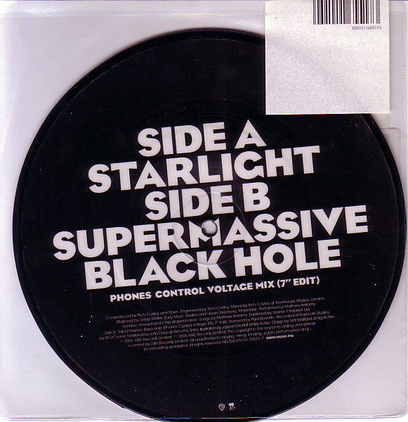 Muse : Starlight (7", Single, Pic)