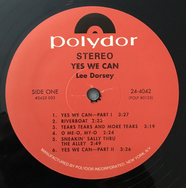 Lee Dorsey : Yes We Can (LP, Album, RE)