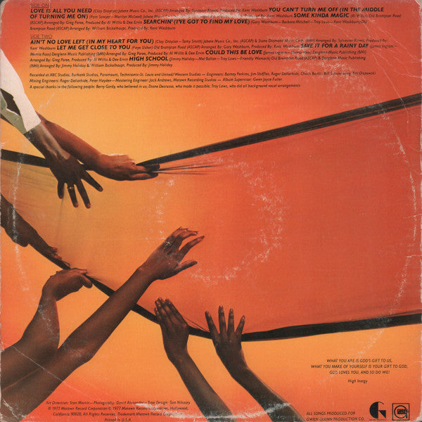 High Inergy : Turnin' On (LP, Album, PRC)
