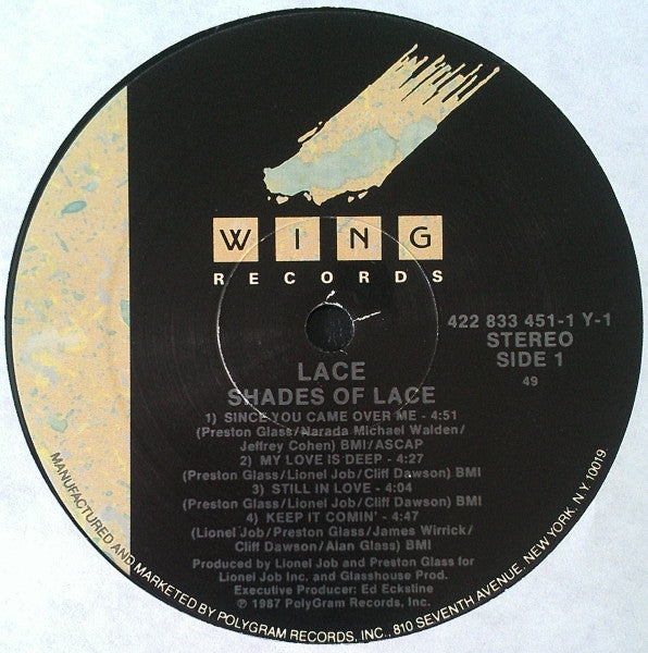 Shades Of Lace : Shades Of Lace (LP, Album)