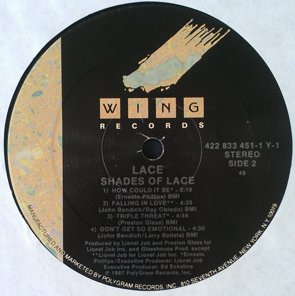 Shades Of Lace : Shades Of Lace (LP, Album)