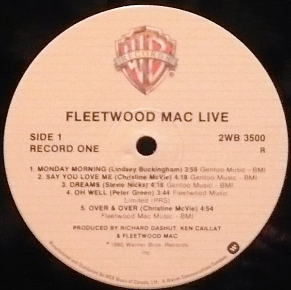 Fleetwood Mac : Fleetwood Mac Live (2xLP, Album, Gat)