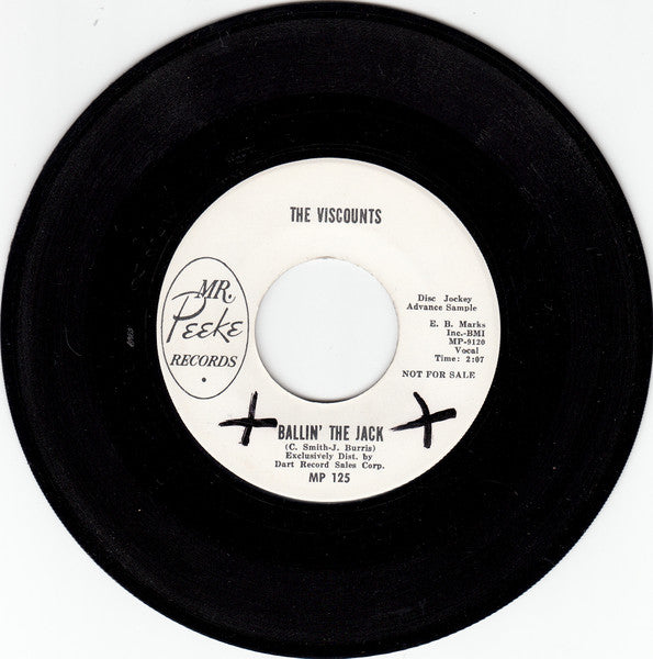The Viscounts : Ballin' The Jack (7", Single, Mono, Promo)