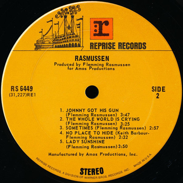 Flemming Rasmussen (3) : Rasmussen (LP, Album)
