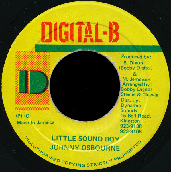 Johnny Osbourne : Little Sound Boy (7")