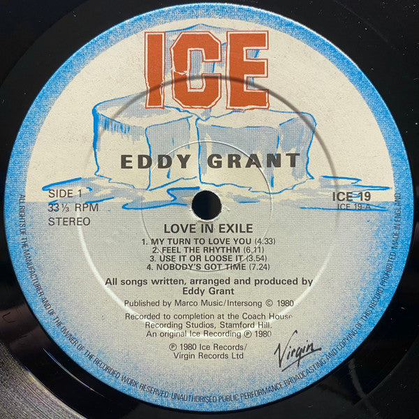 Eddy Grant : Love In Exile (LP, Album)
