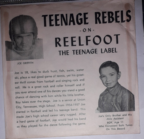 Joe Griffith And His Teen Age Rebels : Annabelle Lee / Crazy Sack (7")