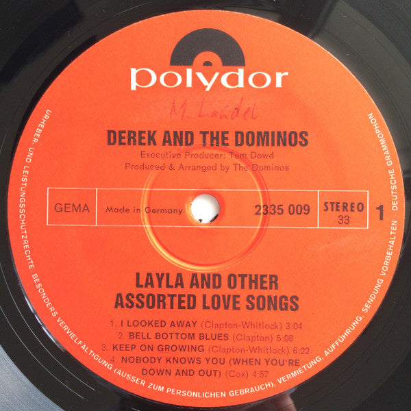 Derek & The Dominos : Layla (2xLP, Album, Gat)