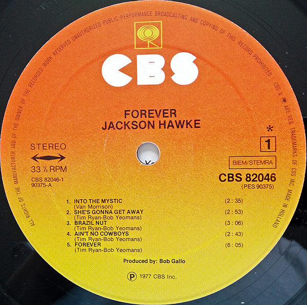 Jackson Hawke : Forever (LP, Album)