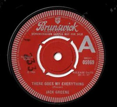 Jack Greene : There Goes My Everything (7", Single, Promo)