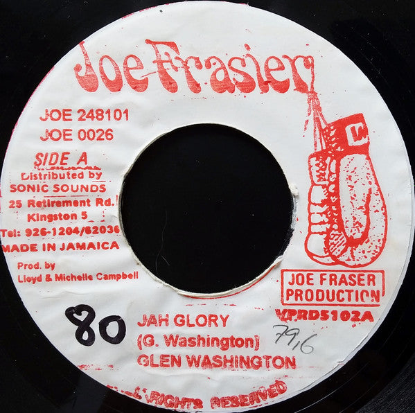 Glen Washington : Jah Glory (7", Red)