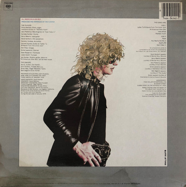 Ian Hunter : All American Alien Boy (LP, Album)