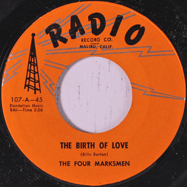 The Four Marksmen : The Birth Of Love (7")