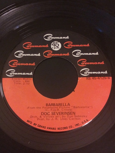 Doc Severinsen : Knowing When To Leave / Barbarella (7", Single)
