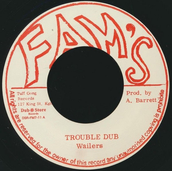 The Wailers : Trouble Dub / Dub Feeling (7", RP)