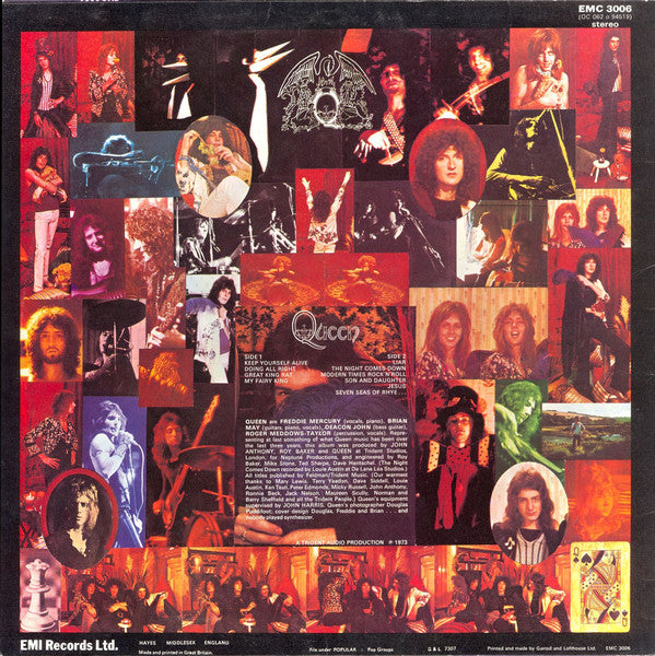 Queen : Queen (LP, Album, EMI)