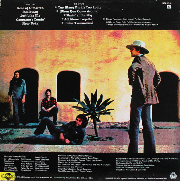 Poco (3) : Rose Of Cimarron (LP, Album, RE)